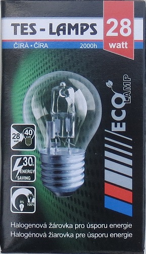 Bec clar balon mic cu E 27  28W 220 volti halogen uz industrial